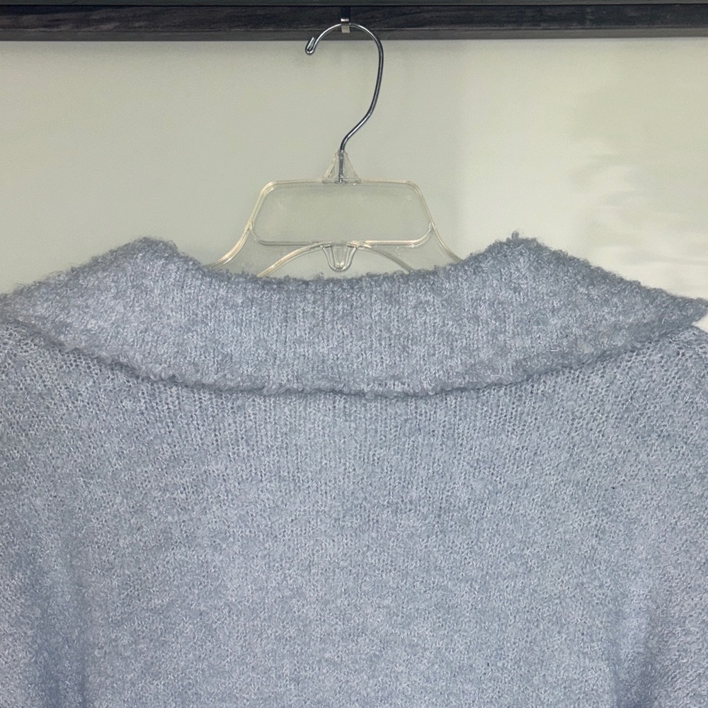 Universal Thread Sweater Light Blue Knit Collared Small - Picture 6 of 7